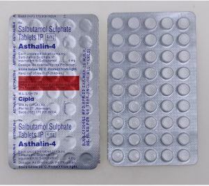 Asthalin 40 Salbutamol Sulphate Tablets