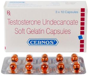 Cernos Testosterone Undecanoate Soft Gelatin Capsule