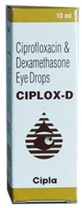 Ciplox D Ciprofloxacin Dexamethasone Eye Ear Drops