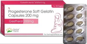 Gestheal 200 Progesterone Soft Gelatin Capsules