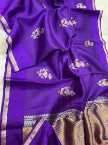 Elegant Boota Work Silk Saree