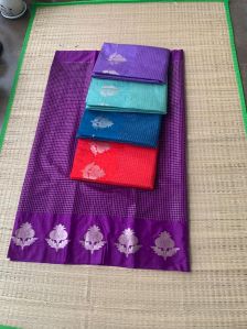 Banarasi Semi Raw Mango Silk Saree