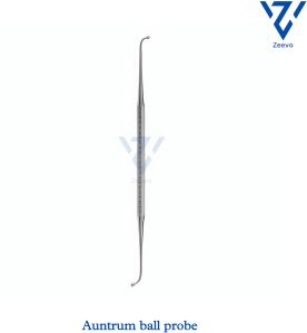 Stainless Steel Antrum Ball Probe