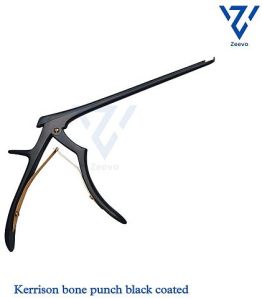 Black Coated Surgical Kerrison Bone Punch