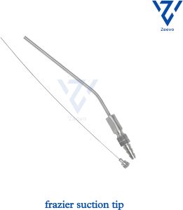 Stainless Steel Frazier Suction Tip