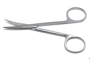 Stainless Steel Curved Iris Scissor