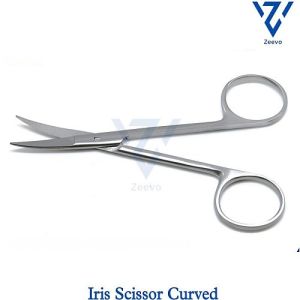 Stainless Steel Curved Iris Scissor