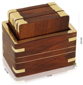Wooden Reversible Tea Coaster