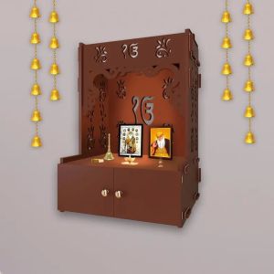 Modern Brown Wooden Temple