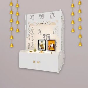 Sikh Symbol White Wooden Temple