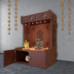 Focus Light Brown Wooden Temple