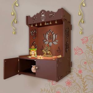 Stylish Brown Wooden Temple