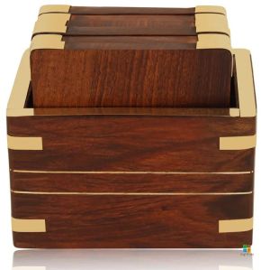 Wooden Reversible Tea Coaster