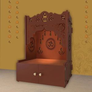 Designer Brown Wooden Temple