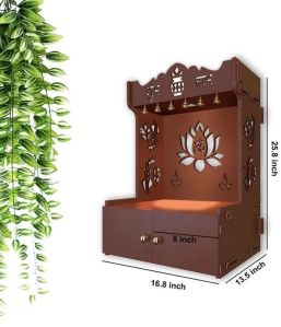 Stylish Brown Wooden Temple