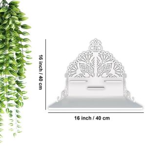 modern white wooden temple