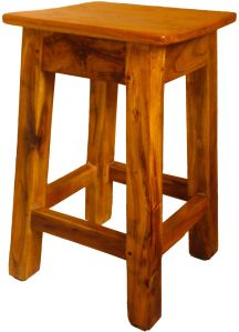 Wooden Square Stool