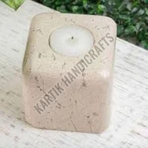 Alabaster Marble Tealight Squre Candle Holder