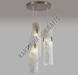 Alabaster Pendant Tigermoth Light