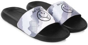 4536 Black White Printed Men Slider