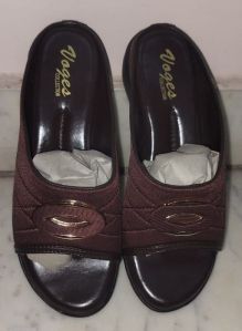 Voges Brown Flat Ladies Sandal