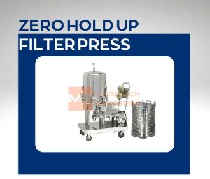 Zero Hold Up Filter Press