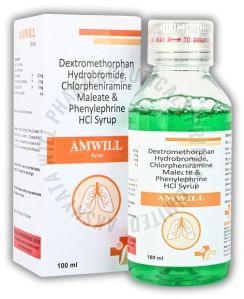 Amwill Dextromethorphan Hydrobromide Chlorpheniramine Maleate Phenylephrine HCL Syrup