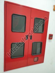Iron Powder Coated Mild Steel Skin Edge Shaft Door