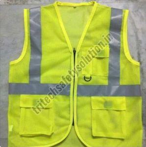 Unisex Net Polyester Reflective Jacket