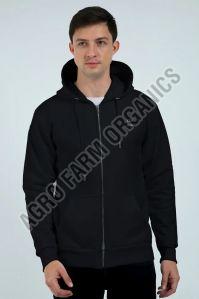 Classic Black Heavyweight Zip Hoodie