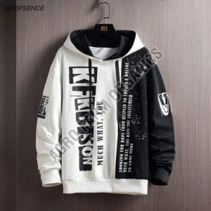 Classic Fleece Printed Hoodie Sweatshirts for Men