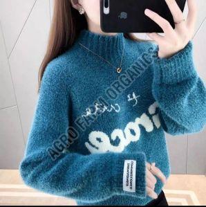 Ladies Cute Grace High Neck Sweater