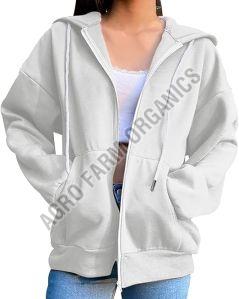 Ladies Fancy Zip Hoodie