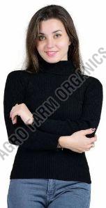 Ladies Wool High Neck Sweater