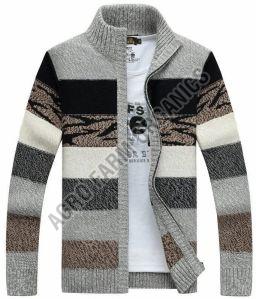 Mens Full Zip Pullover Sweater