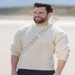 Mens Solid Color Sweater