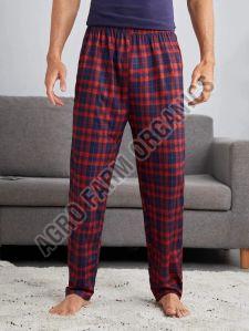 Mens Solid Grey Lounge Wear Pants