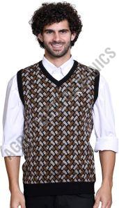 Mens V Neck Sleeveless Sweater