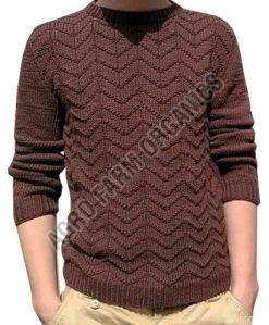 Mens Waffle Knit Sweater