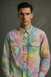 Multi Color Self Design Tie &AMP; Dye Shirt