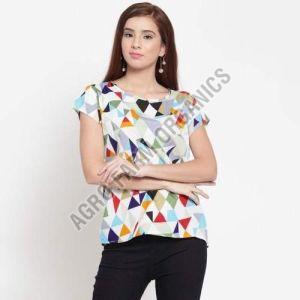 Printed Casual Wear Ladies T Shirt