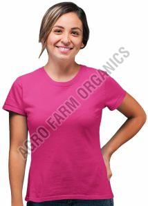 Womens Plain Solid Color T-Shirt