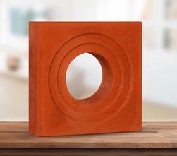 3D Coral Terracotta Clay Jali