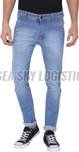 Mens Tapered Fit Stylish Cotton Jeans