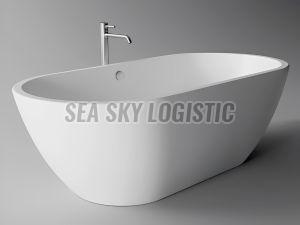 White Ceramic Bathtub