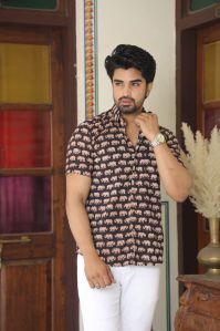 Men Cotton Printed Shirt