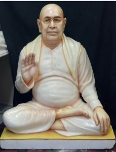 Blessing Pose Spiritual Human Marble Statue