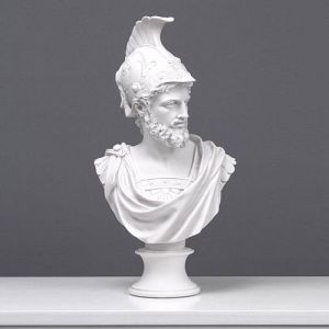 Marble Ajax Bust Greek Roman Statue