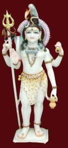 Marble Standing Lord Shiva Statue