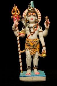 Marble Standing Lord Shiva Statue